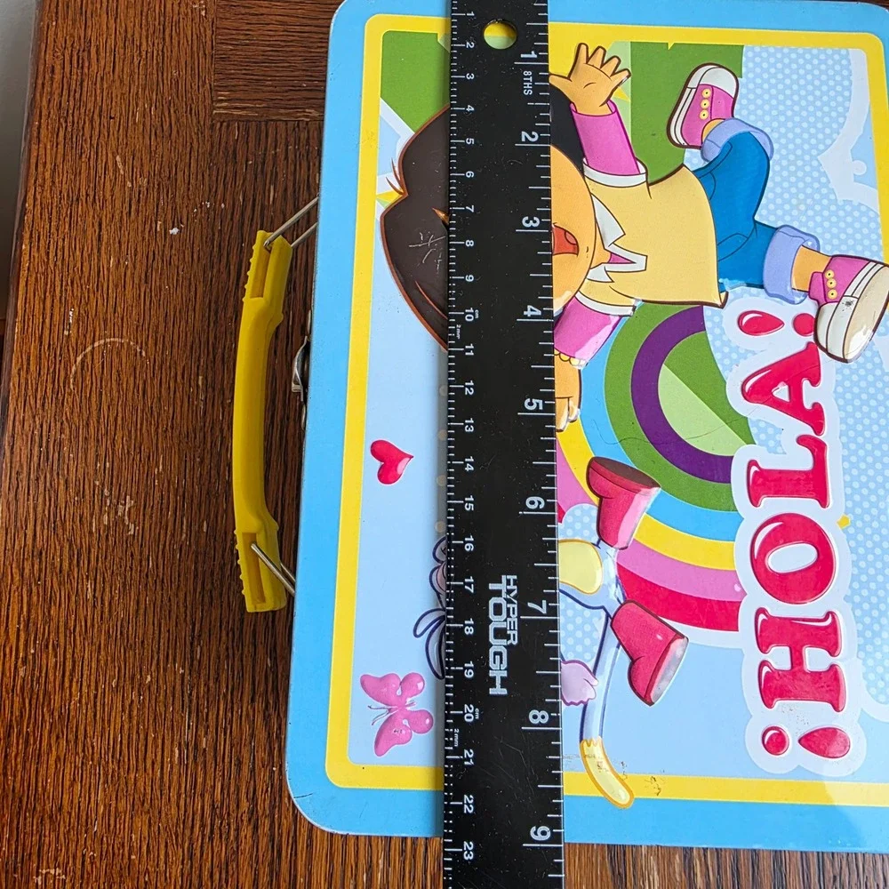 Vintage Dora the Explorer Metal Lunch Box Y2K 2007 Nickelodeon Kidcore Nostalgic
